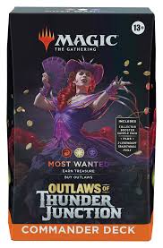 Magic the Gathering: Outlaws of Thunder Junction Commander Deck Most Wanted