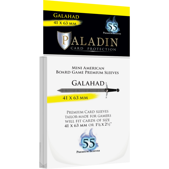 Paladin Card Sleeves: Galahad (41mm x 63mm x 55)