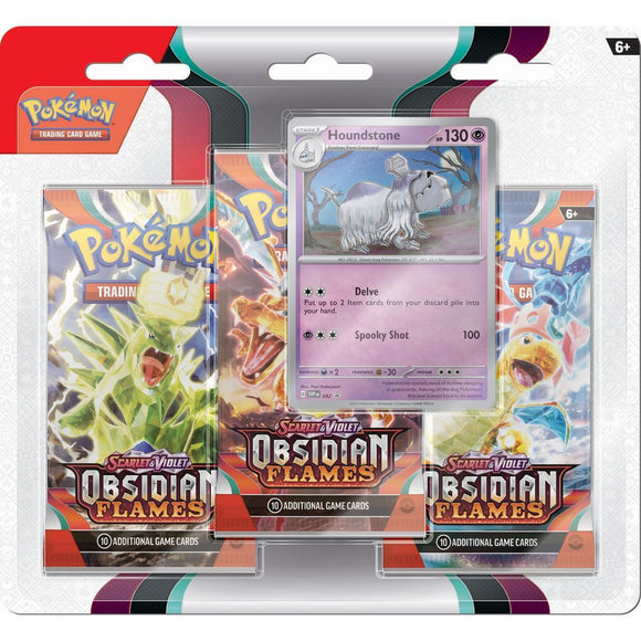 Pokémon TCG: Scarlet & Violet Obsidian Flames Houndstone Triple Pack