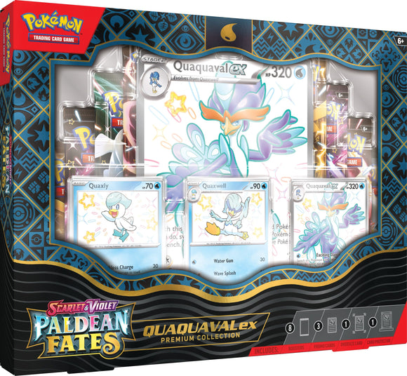 Pokémon TCG: Paldean Fates Premium Collection Quaquaval EX