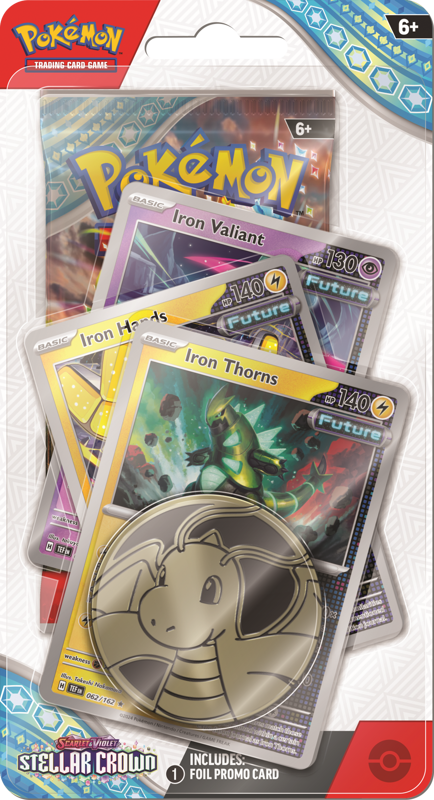 Pokémon TCG: Scarlet & Violet Stellar Crown Checklane Blister - Iron Thorns