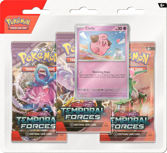 Pokémon TCG: Scarlet & Violet Temporal Forces Triple Pack - Cleffa