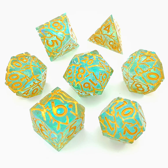 Polyhedral Dice Set: Grand Arcana Sharp Edge (7)