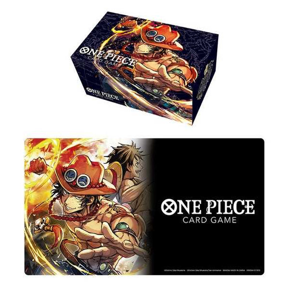 One Piece Card Game: Playmatand Storage Box - Portgas.D.Ace