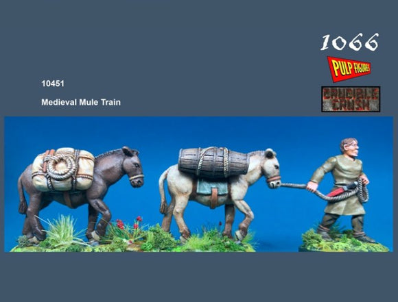 Pulp Figures: Medieval Mule Train