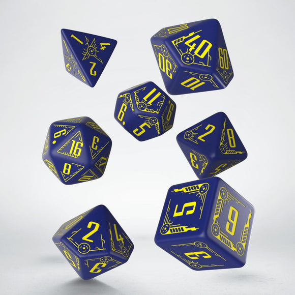 Polyhedral Dice Set: Galactic Navy & Yellow