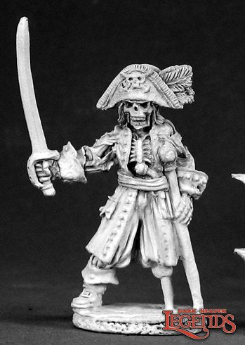 Reaper 02437: Captain Razig Dark Heaven Legends Metal Miniature