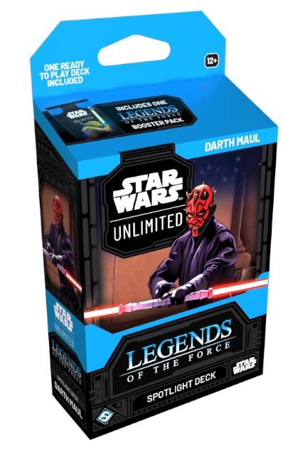 Star Wars Unlimited: Legends of the Force Darth Maul Spotlight Deck