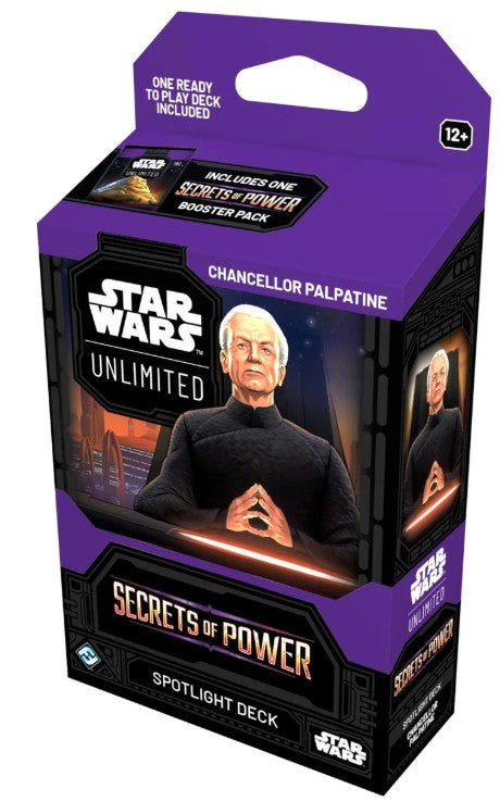Star Wars Unlimited: Secrets of Power Spotlight Deck - Chancellor Palpatine
