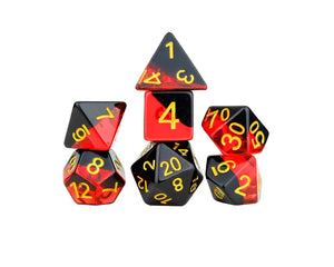 Polyhedral Dice Set: Brimstone