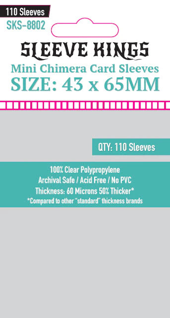 Sleeve Kings: Mini Chimera Card Sleeves (43mm 65mm x 110)