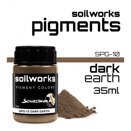 Sacle 75: Soilworls Pigments - Dark Earth (35ml)