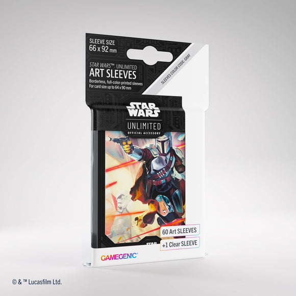 Star Wars Unlimited: Art Sleeves - Mandalorian