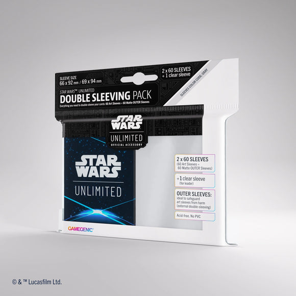 Star Wars Unlimited: Double Sleeving Pack - Space Blue