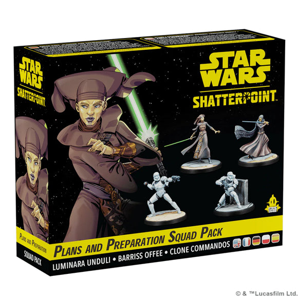 Star Wars Shatterpoint: Plans and Preparation General Luminara Unduli Squad Pack