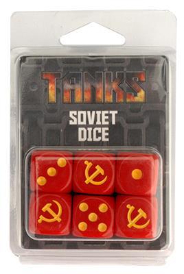 Tanks: Soviet Dice (D6x6)