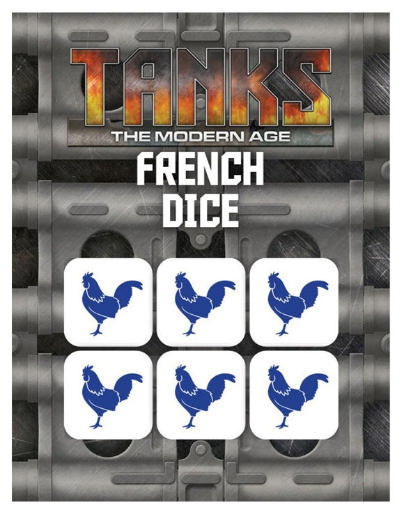 Tanks Modern: French Dice (D6x6)