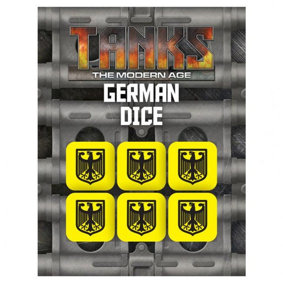 Tanks Modern: German Dice (D6x6)