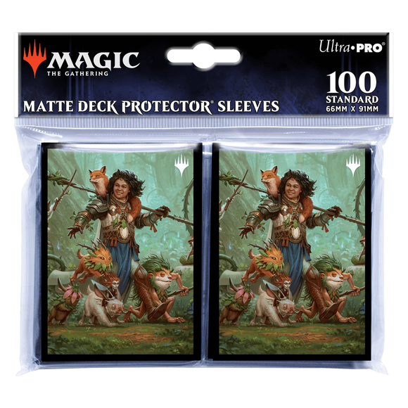 Magic the Gathering Card Sleeves: Ellivere of the Wild Court - Wilds of Eldraine