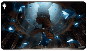 Magic the Gathering Playmat: Blue 'Virtue of Knowledge' - Wilds of Eldraine