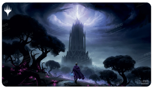 Magic the Gathering Playmat: Black 'Virtue of Persistence' - Wilds of Eldraine