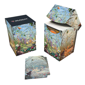 Magic the Gathering: Bloomburrow - Season Lands Plains Summer 100+ Deck Box