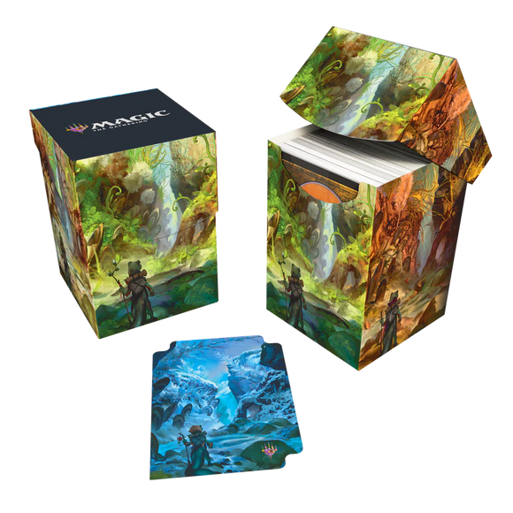 Magic the Gathering: Bloomburrow - Season Lands Swamp Summer 100+ Deck Box