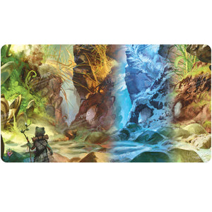 Magic the Gathering Playmat: Bloomburrow - Season Lands Swamp