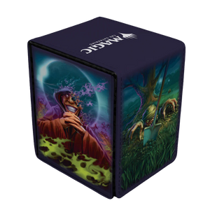 Magic the Gathering Alcove Flip Deck Box: Duskmourn - Exhume, Crypt Ghast/Damnation