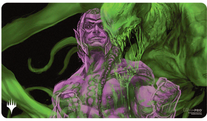 Magic the Gathering Playmat: Duskmourn - Tyvar the Pummeler Alt Art