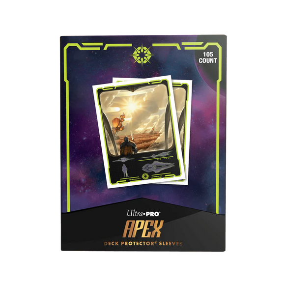 Magic the Gathering Apex Deck Protector Sleeves: Edge of Eternities - White Mythic Adagia, Windswept Bastion