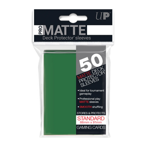 Pro Matte Deck Protector Sleeves: Green (50)