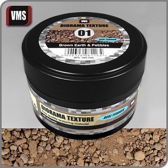 VMS: Diorama Texture - No.1 Brown Earth & Pebbles