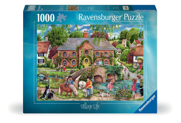 Village Life Jigsaw Puzzle (1000pc)