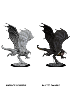 Dungeons & Dragons Nolzur's Marvelous Miniatures: Young Black Dragon