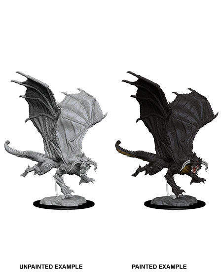 Dungeons & Dragons Nolzur's Marvelous Miniatures: Young Black Dragon