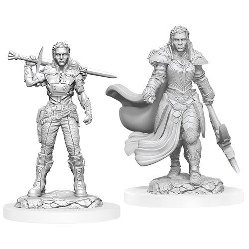 Dungeons & Dragons Nolzur's Marvelous Miniatures: Orc Fighter Female
