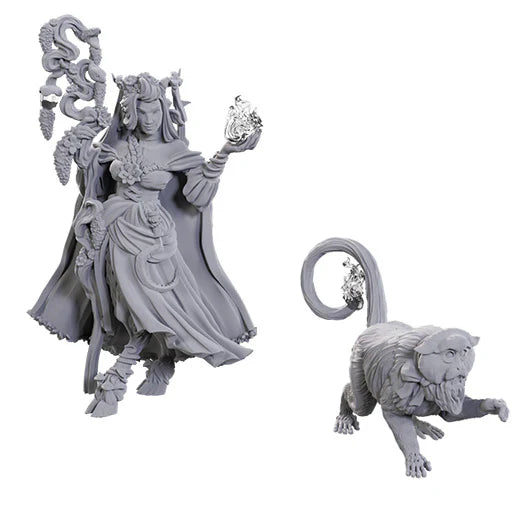 Critical Role Unpainted Miniatures: Fearne Calloway & Mister