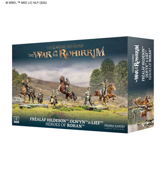 Middle-Earth Strategy Battle Game: The War of the Rohirrim - Frealaf Hildeson, Olwyn & Lief Heroes of Rohan
