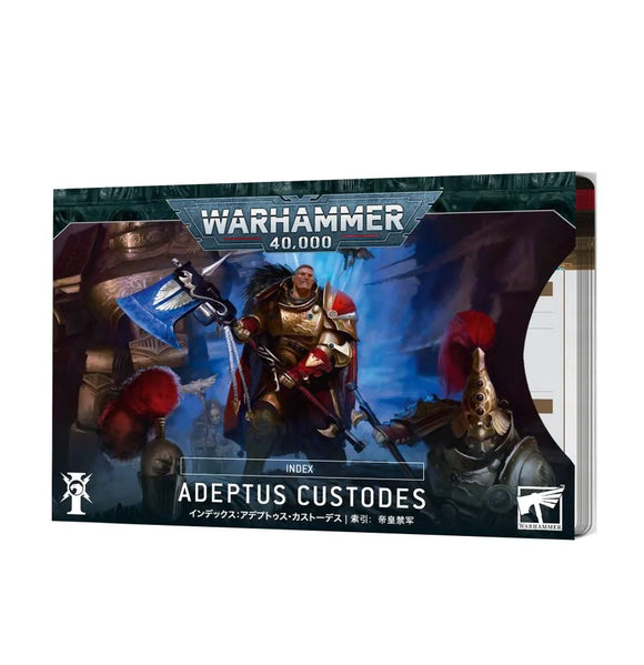 Warhammer 40000: Index Cards - Adeptus Custodes