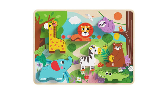 Wooden Animal Chunky Puzzle
