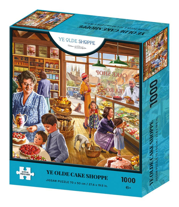 Ye Olde Shoppe: Ye Olde Cake Shoppe Jigsaw Puzzle 1000 piece