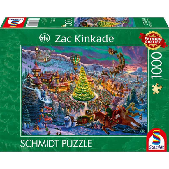 Zac Kinkade: Santa's North Pole Jigsaw Puzzle (1000pc)