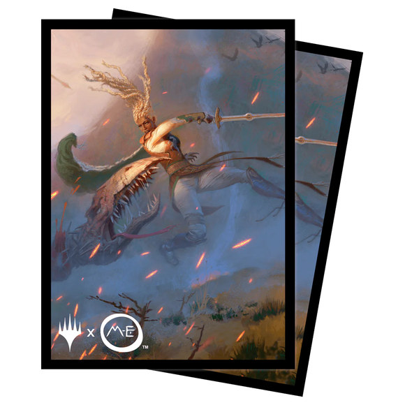 Magic the Gathering: Lord of the Rings Tales of Middle Earth Deck Protector Sleeves Featuring Eowyn