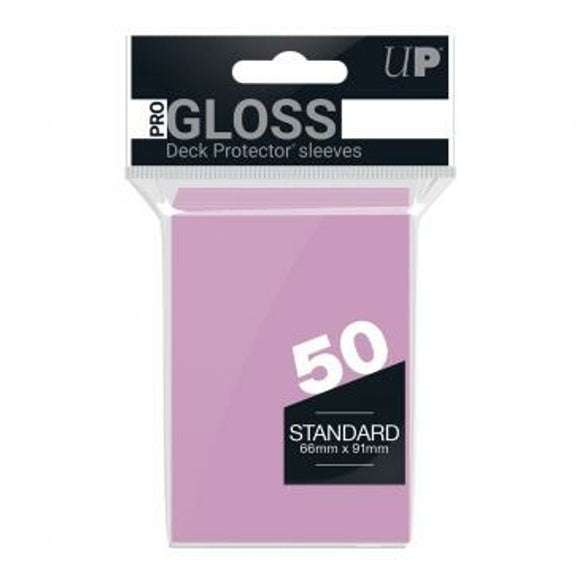 Pink Standard Deck Protector Sleeves Gloss (50)