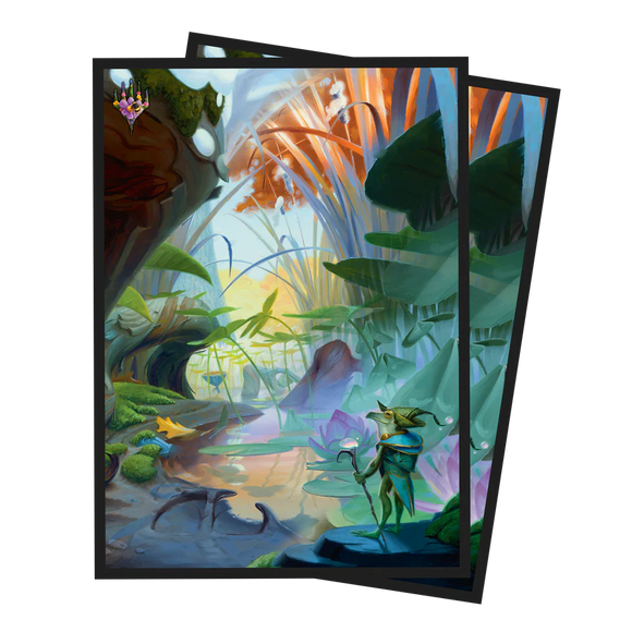 Magic the Gathering: Bloomburrow - Seasons Island Summer (Blue) Deck Protectors