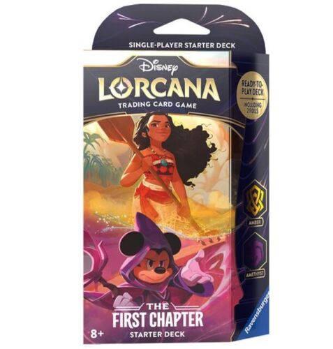 Disney Lorcana Trading Card Game: First Chapter Starter Deck - Amber & Amethyst
