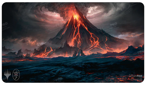 Magic the Gathering: Lord of the Rings Tales Of Middle Earth Playmat Featuring Mount Doom