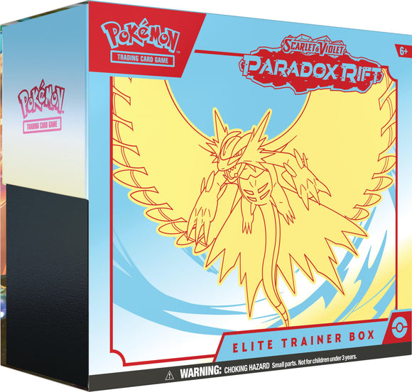 Pokémon TCG: Scarlet & Violet Paradox Rift Elite Roaring Moon Trainer Box
