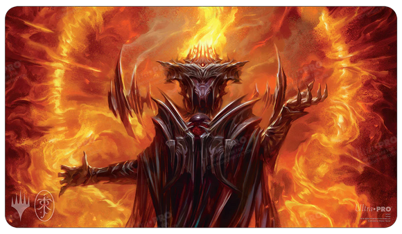 Magic the Gathering: Lord of the Rings Tales Of Middle Earth Playmat Featuring Sauron V2